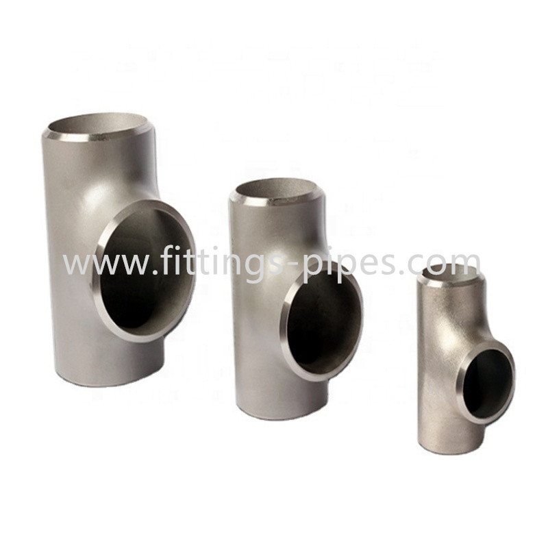 Size 1/2"~24" Steel Pipe Tee Fittings Astm A403 Wp304 Wp304l Reduced Stainless