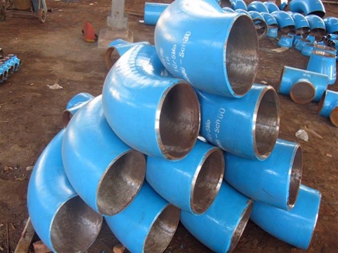 15CrMo P91 Alloy Steel Fittings Pipe Elbow Sand Blast