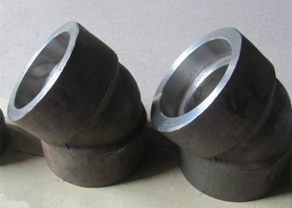 Forged Steel 45 Degree Elbow Fitting 4 Inch Asme B16.11 Uns N4400 Material