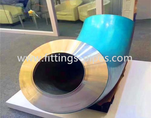 Astm A234 Steel Butt Welding Elbow , SCH10 180 Degree Pipe Elbow